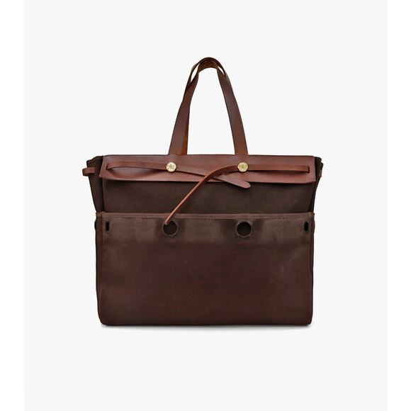 HERMES hermès Brown Erbag A-A12122 - Picture 1 of 11